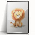 Cute Lion Nursery Wall Art - Baby Room Decor for Kids