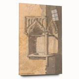 Medieval Wall Art - Gothic Piscina in Blickling Church, Norfolk Print