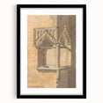 Medieval Wall Art - Gothic Piscina in Blickling Church, Norfolk Print