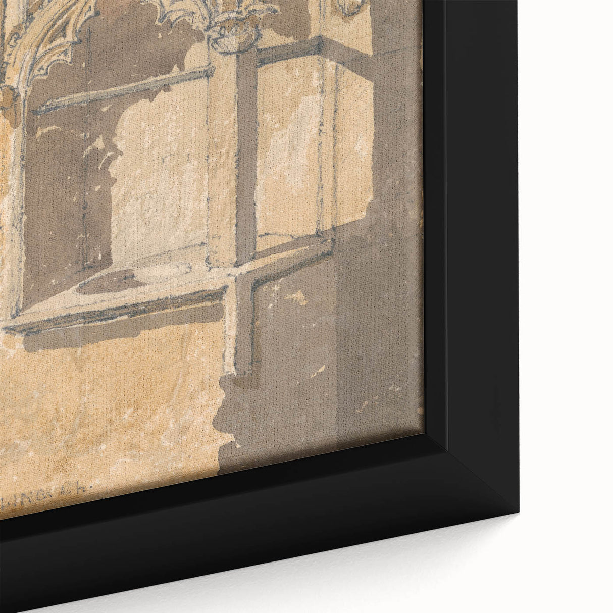 Medieval Wall Art - Gothic Piscina in Blickling Church, Norfolk Print