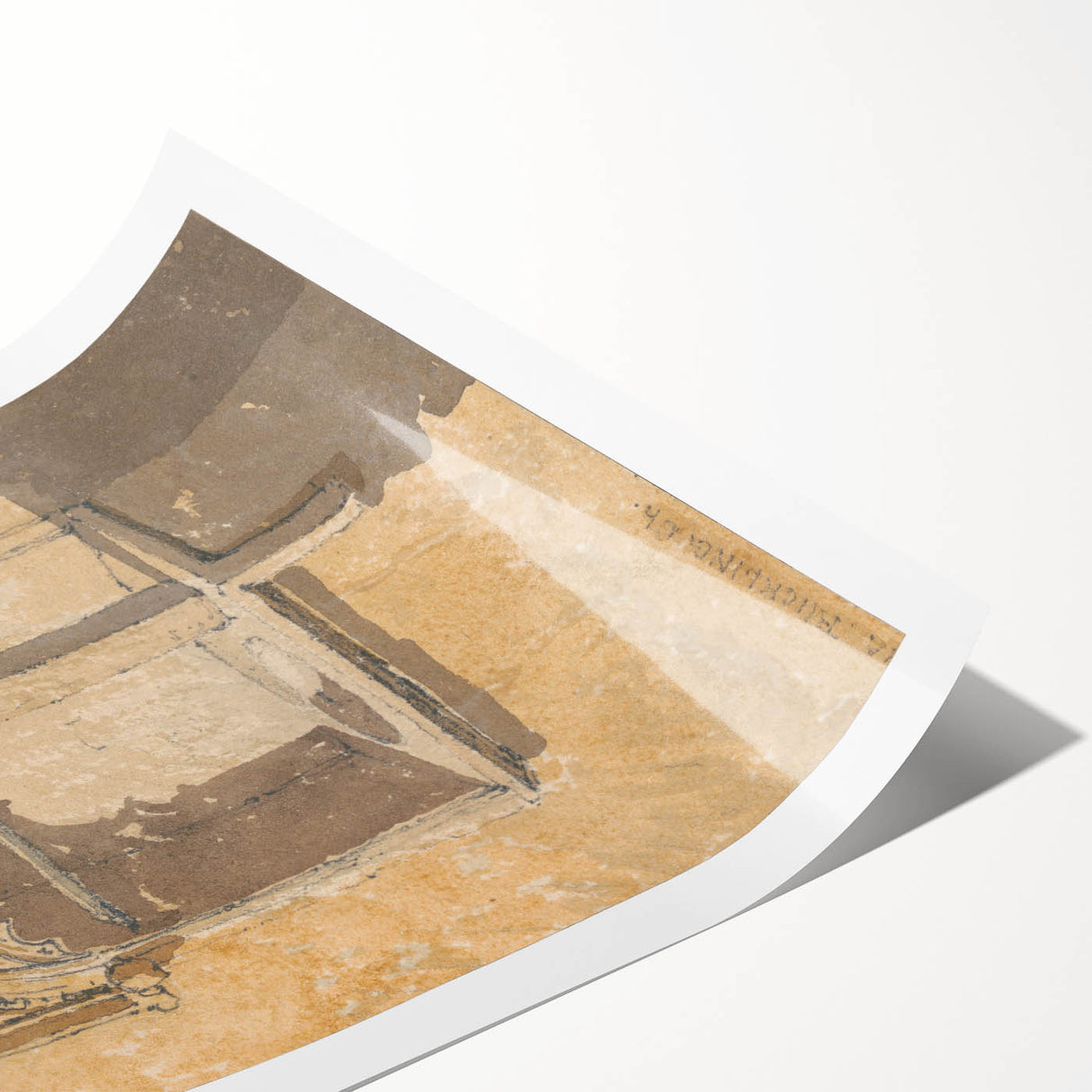 Medieval Wall Art - Gothic Piscina in Blickling Church, Norfolk Print