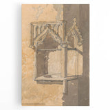 Medieval Wall Art - Gothic Piscina in Blickling Church, Norfolk Print