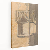 Medieval Wall Art - Gothic Piscina in Blickling Church, Norfolk Print