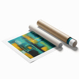 Extra large rolled print of floral art with muted earth tones, ideal for classy bathroom wall art.
