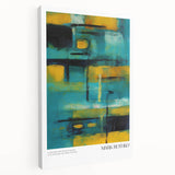Large Rothko-inspired abstract canvas in shades of red and orange, suitable for kitchen wall art.