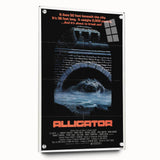 Retro Wall Art – Alligator 1980 Vintage Poster
