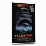 Retro Wall Art – Alligator 1980 Vintage Poster