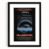 Retro Wall Art – Alligator 1980 Vintage Poster