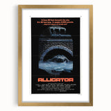 Retro Wall Art – Alligator 1980 Vintage Poster