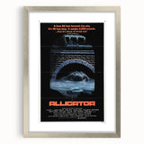 Retro Wall Art – Alligator 1980 Vintage Poster