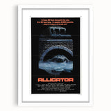 Retro Wall Art – Alligator 1980 Vintage Poster