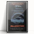 Retro Wall Art – Alligator 1980 Vintage Poster