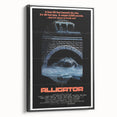 Retro Wall Art – Alligator 1980 Vintage Poster