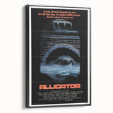 Retro Wall Art – Alligator 1980 Vintage Poster