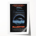 Retro Wall Art – Alligator 1980 Vintage Poster