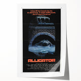 Retro Wall Art – Alligator 1980 Vintage Poster