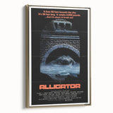 Retro Wall Art – Alligator 1980 Vintage Poster
