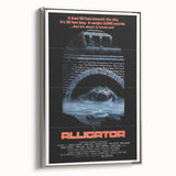 Retro Wall Art – Alligator 1980 Vintage Poster