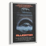 Retro Wall Art – Alligator 1980 Vintage Poster
