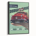Vintage Dodge B-3 Truck Ad – Retro Car Poster for Wall Art