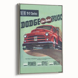 Vintage Dodge B-3 Truck Ad – Retro Car Poster for Wall Art