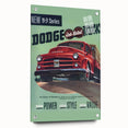 Vintage Dodge B-3 Truck Ad – Retro Car Poster for Wall Art
