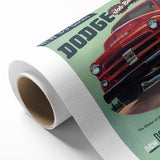 Vintage Dodge B-3 Truck Ad – Retro Car Poster for Wall Art