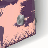 Alaska Retro Travel Poster | Vintage Moose Mountain Print