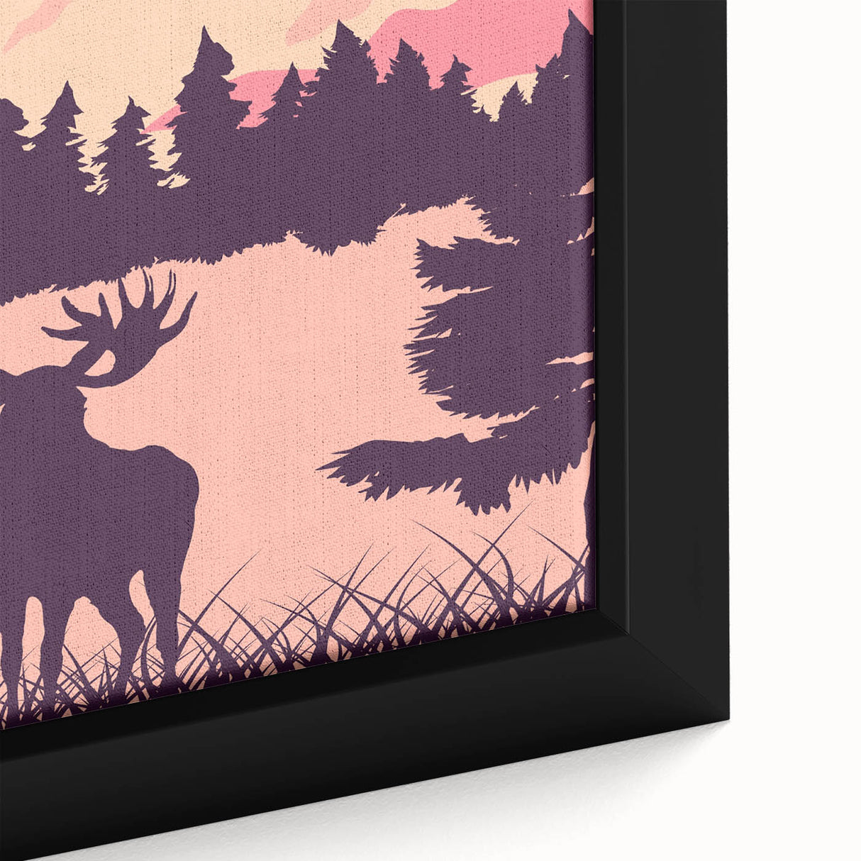 Alaska Retro Travel Poster | Vintage Moose Mountain Print
