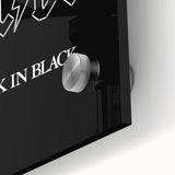 Retro Wall Art – AC/DC Back in Black Album Canvas Print