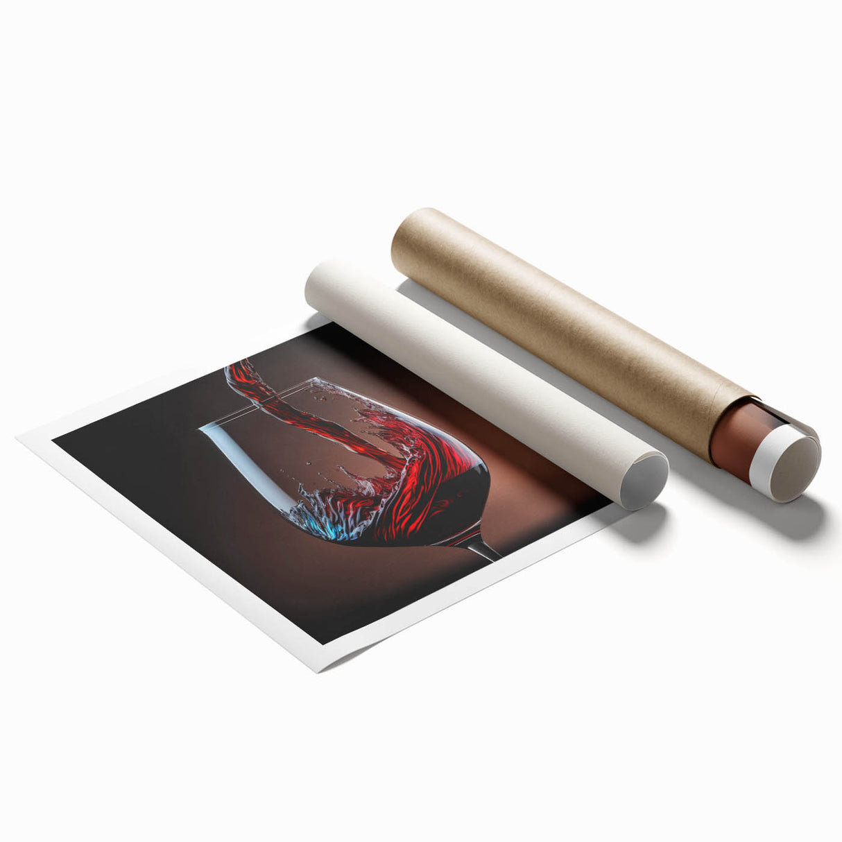 Swirling Wine Elegance - Canvas Art for Kitchen & Dining