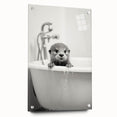 Bathroom Wall Decor - Adorable Otter in Bathtub