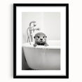 Bathroom Wall Decor - Adorable Otter in Bathtub