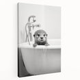 Bathroom Wall Decor - Adorable Otter in Bathtub