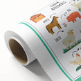 Farm Animals Kids Educational Wall Art – Learning Poster