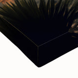 Black and white landscape art painting of Algerian scenery on large stretched canvas, suited for bedroom decor.