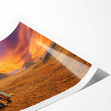 Extra large wall art featuring line art flowers in soft pastel shades on a rolled canvas, ideal for large living room decor.