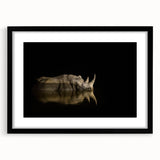 Abstract art print of a colorful African scenery in textured style, extra large black framed wall art for living room.