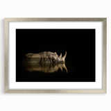 Textured abstract art print depicting a South African scenery in muted earth tones, framed in silver, ideal for bedroom art.