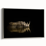 Framed canvas depicting a colorful African landscape with vibrant sunset hues, ideal for adding a vintage touch to any room.