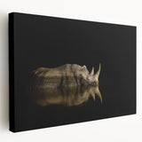 Large African savannah scenery on stretched canvas, featuring warm sunset tones, ideal for kitchen wall art.