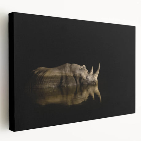 Large African savannah scenery on stretched canvas, featuring warm sunset tones, ideal for kitchen wall art.