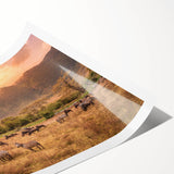 Extra large wall art featuring line art flowers in soft gray tones on a rolled print, ideal for large living room decor.