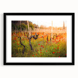 Extra large abstract art print with vibrant colors and textured design on a framed canvas, ideal for living room decor.