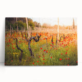 Large black and white stretched canvas featuring a serene Georgian landscape, ideal for kitchen wall art or bedroom ambiance.