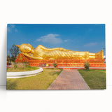 Black and white photograph of a Laos landscape on stretched canvas, ideal for kitchen wall art or bedroom ambiance.