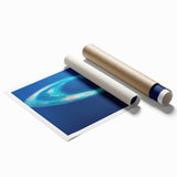 Extra large rolled print of a serene Maldives beach scene, perfect for classy bathroom wall art.