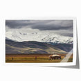 Rolled print of a Mongolian landscape featuring expansive floral meadows, ideal for art wall dining room.