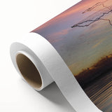 Art Deco poster of a Myanmar landscape in pastel shades on rolled canvas, ideal for nursery wall art.