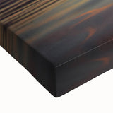 Black and white landscape art painting of a serene Myanmar scenery on large stretched canvas, suited for bedroom wall art.